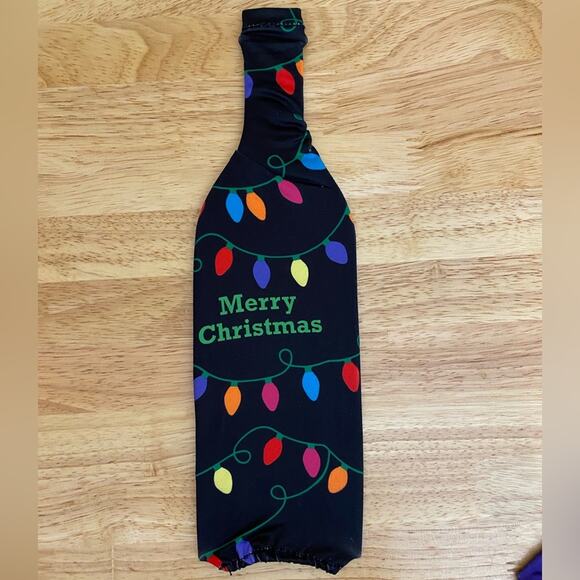 Toast the Season Christmas Wine Bottle Cover - Set of Five - Picture 9 of 9
